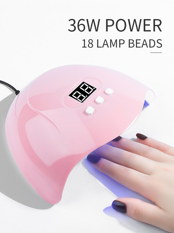 UV LED lempos nagų džiovintuvas, nešiojamas UV šviesoje kietėjantis nagų lako gelio infraraudonųjų spindulių jutiklis, profesionalus nagų dailės manikiūro įrankis