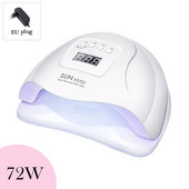 72W/48W Stroj za sušenje noktiju LED svjetiljka za nokte USB prijenosni UV kabel za manikuru UV lampa za kućnu upotrebu za sušenje geliranih noktiju