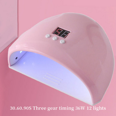 72W/48W Stroj za sušenje noktiju LED svjetiljka za nokte USB prijenosni UV kabel za manikuru UV lampa za kućnu upotrebu za sušenje geliranih noktiju