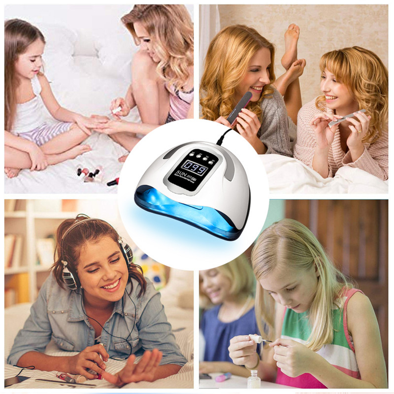 SUN X11 Max nagų džiovintuvas UV LED lempos nagų gelinio lako džiovinimas su išmaniuoju jutikliu manikiūro mašinų nagų dailės salonui