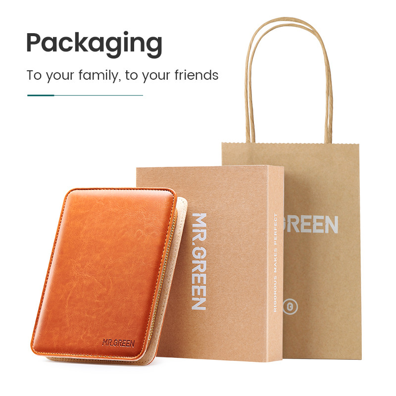 MR.GREEN Set za manikuru s kožnom torbicom 7 u 1 Profesionalni set alata za njegu stopala i lica Kompleti škarica za nokte od nehrđajućeg čelika Poklon