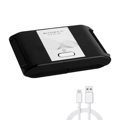 Mini sulankstoma įkraunama lempa nagams džiovinti 36W UV LED lempa manikiūrui gelinio nagų lako džiovinimo mašina nagų salono įranga