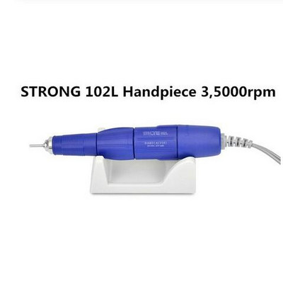 35K/40K/45K hiteles 65W elektromos körömfúrógép Strong 210 plus 105L 102L 2,35mm modell manikűr pedikűr körömreszelő