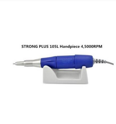 35K/40K/45K hiteles 65W elektromos körömfúrógép Strong 210 plus 105L 102L 2,35mm modell manikűr pedikűr körömreszelő