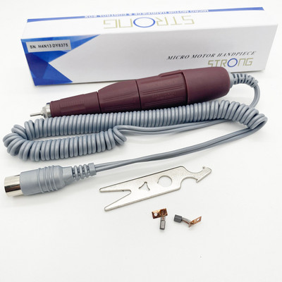 Mikromotora rokturis 102LN 45000 RPM stipram 210 90 204 207B Marathon Control Box Elektriskā manikīra urbjmašīnas pildspalvas manikīra rokturis