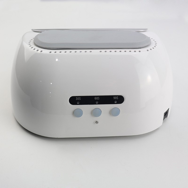 Profesionali dviejų lustų UV+LED lempa 48W greitai kietėjantis nagų džiovintuvas Skaitmeninis laiko jutiklis rankų jutiklio lakas Solidify manikiūro mašina