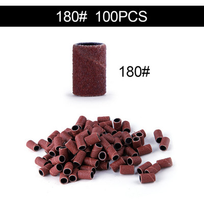 Körömdíszcsiszoló szalagok 80# 120# 180# akril UV géllakk eltávolítóhoz elektromos körömgéphez körömfúró köröm tartozék