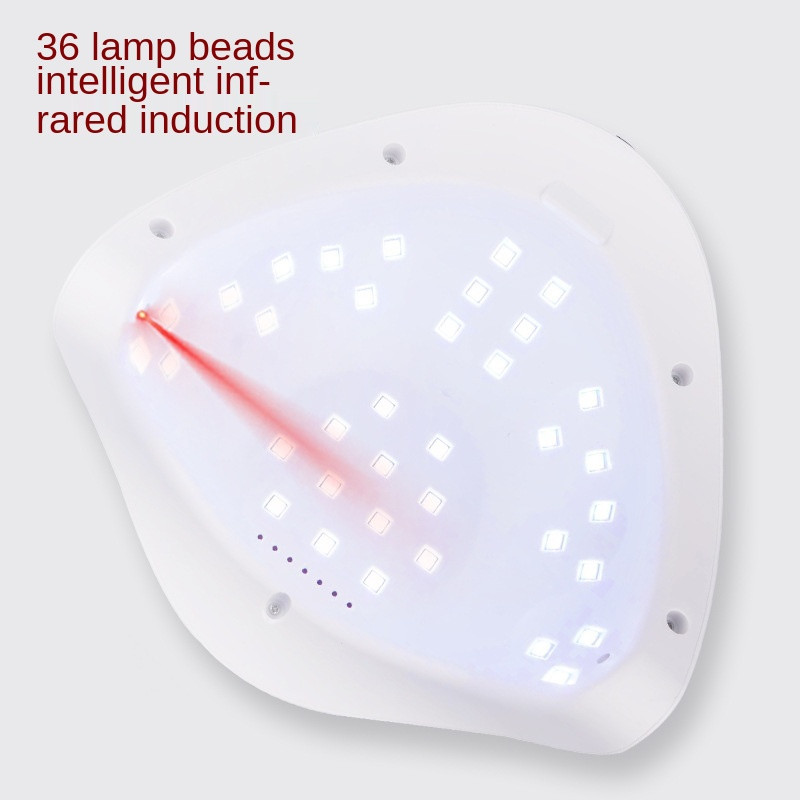 72 W naujas UV LED nagų lempos nagų džiovintuvas, skirtas manikiūrui džiovinti visą nagų laką su laikmačio automatiniu jutikliu LED laiko ekranu