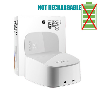 Безжична LED лампа за нокти UV 60W акумулаторна 8000mAH безжична гел лампа сушилня за нокти лак за къдрене лампа за всички гел лакове за нокти