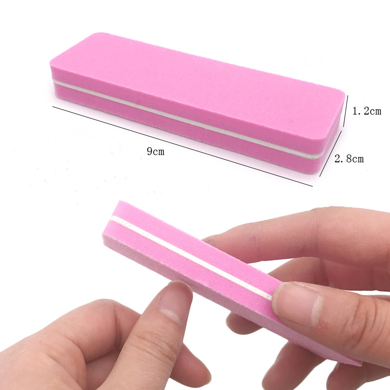 6 vnt/rinkinys Profesionalus nagų dildės rinkinys Buferiai Patvarus Buffing Grit Sand Block Gel Lakas Manikiūro įrankiai Nagų rinkinys Dirbtinis