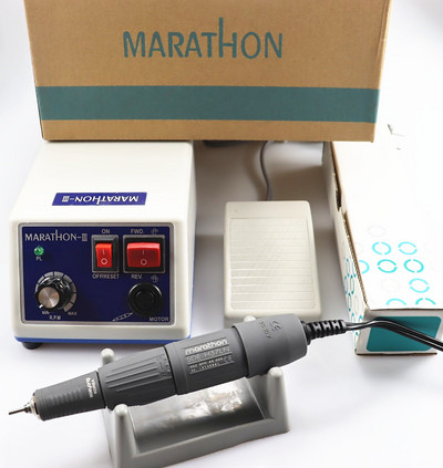 45K New Arrival STRONG 210 MARATHON N3 H37LN kézidarab 65W 45000rpm körömfúrók manikűr gépi pedikűr elektromos reszelő bitek készlet