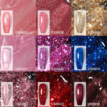 UR SUGAR 10 τμχ Glitter Nail Gel Polish Σετ Κιτ Ημιμόνιμο Soak off UV LED Βερνίκι νυχιών Όλα για Μανικιούρ