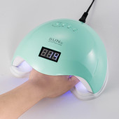 A SUN5 48 W-os UV LED körömlámpa minden gél 24 gyöngyös automata érzékelő LED kijelzős körömszárítóhoz használható