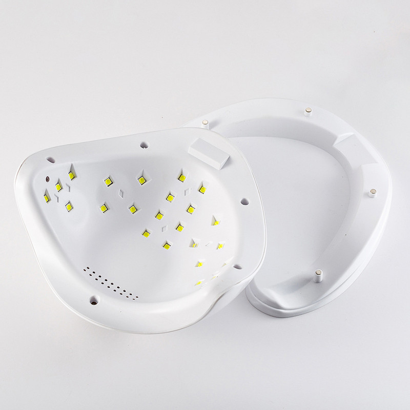 A SUN5 48 W-os UV LED körömlámpa minden gél 24 gyöngyös automata érzékelő LED kijelzős körömszárítóhoz használható