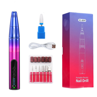 30000 RPM belaidė elektrinė nagų gręžimo mašina Profesionalus šlifuoklis nagams Įkraunamas manikiūro rašiklis pedikiūrui, geliniam poliravimui