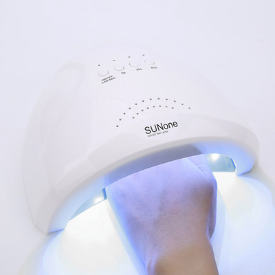 48W UV LED лампа за нокти 30 светодиода Бързосъхнещ автоматичен сензор Инструменти за маникюр Костюм за всички Гел Основа за нокти Топ лак