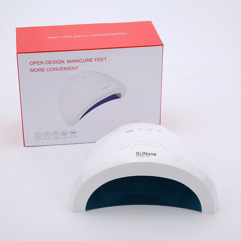 48W UV LED nagų lempa 30 LED greitai džiūstantis automatinis jutiklis, manikiūro įrankiai, tinka visiems geliniams nagų pagrindo viršutiniams sluoksniams