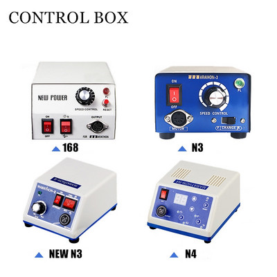 Marathon Control Box For Strong 210 105L Micro motor Handpiece 65W Μηχανή μανικιούρ πεντικιούρ Ηλεκτρικό εργαλείο για πεντάλ νυχιών