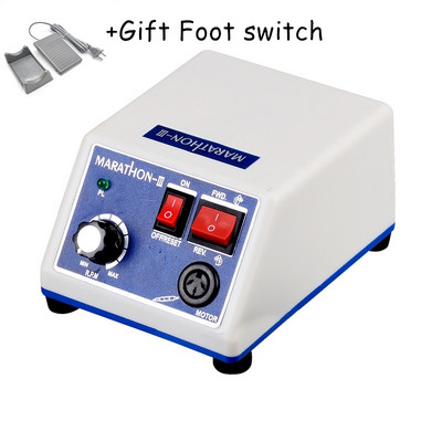 „Marathon“ valdymo dėžutė, skirta stipriam 210 105 l mikro varikliui Rankinis instrumentas 65 W manikiūro pedikiūro mašina elektrinis nagų gręžimo pedalo įrankis