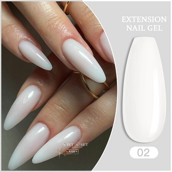 Σετ LILYCUTE Nail Extension Gel Μανικιούρ Λάμπα LED 6W UV με Soak Off Slip Solution French Nails Brush Nails Art Tool Kit