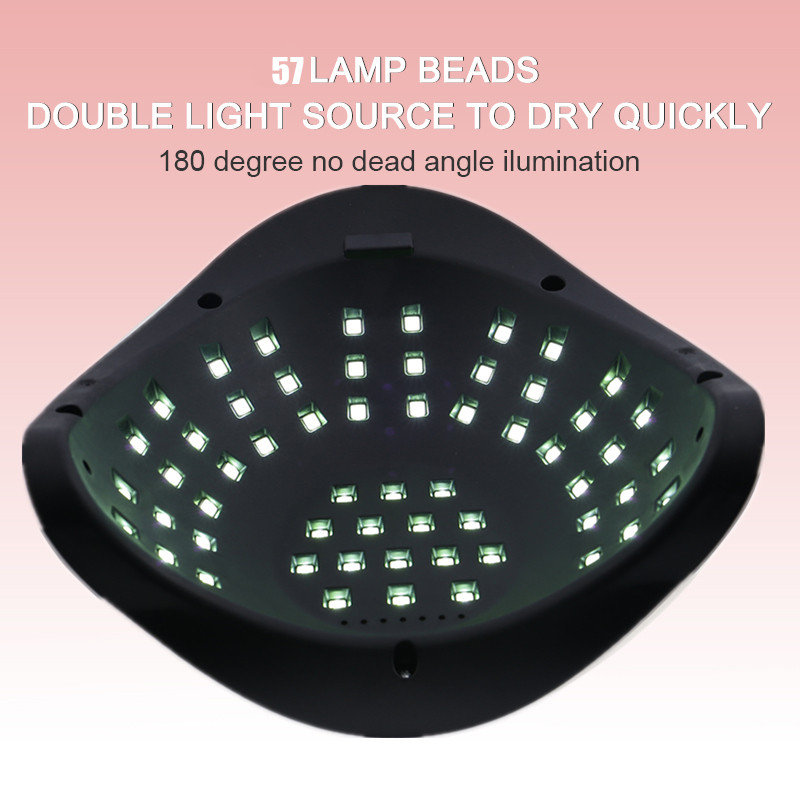 114W SUN X7MAX profesionali LED UV nagų lempa, skirta greitai išdžiūti visiems nagams gelinio lako LED nagų šviesos nagų džiovintuvo UV lempa