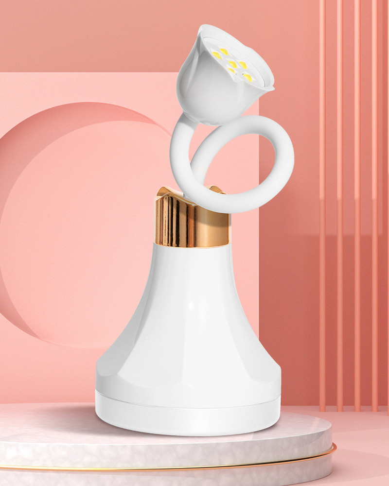 Naujas 18W mini nagų džiovintuvas UV LED lempa sulankstoma įkraunama 360° besisukanti rankena greita gelinė nagų lemputė, skirta pasidaryk pats namų salono manikiūrui