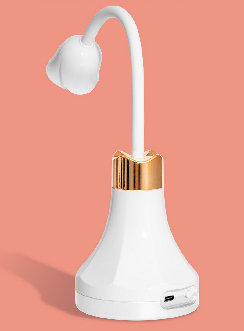 Naujas 18W mini nagų džiovintuvas UV LED lempa sulankstoma įkraunama 360° besisukanti rankena greita gelinė nagų lemputė, skirta pasidaryk pats namų salono manikiūrui