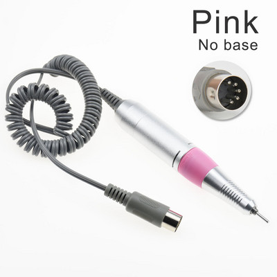 Pro 35000RPM nagų gręžimo mašina nerūdijančio plieno rankena Balta rožinė juoda 3 spalvų pasirinkimo aksesuaras nagų dailės įrankis