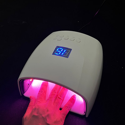 Bling Rhinestones Vezeték nélküli újratölthető UV LED körömlámpa zselélakk kikeményítő maquina de unha em gél secador UV Cabine Nail Tools