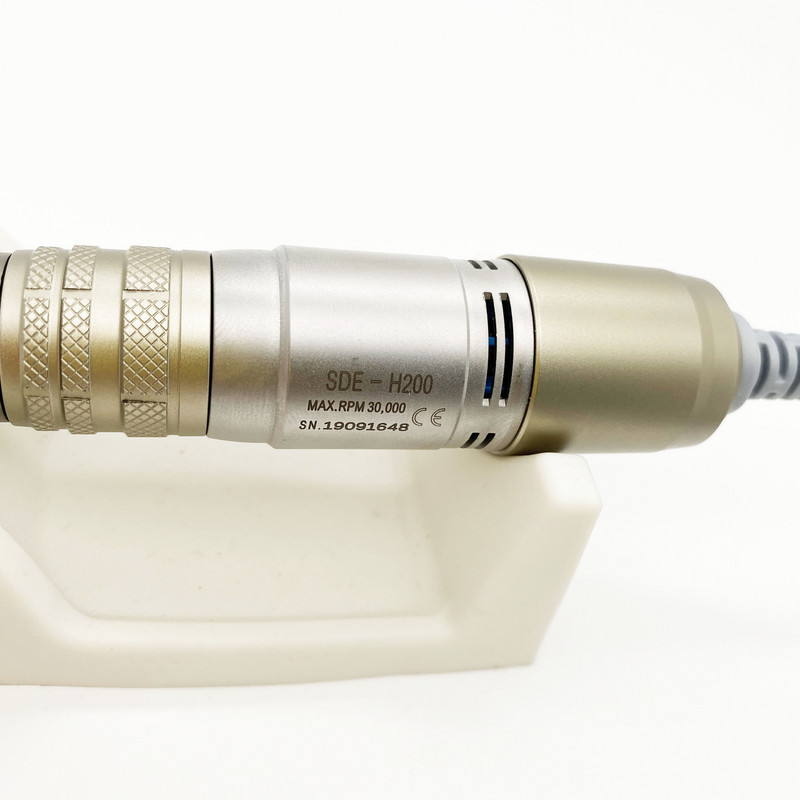 Mikromotoros kézidarab SDE-H200 30000 RPM Erős 210 90 204 207 Marathon vezérlődoboz elektromos manikűr fúró manikűr fogantyú