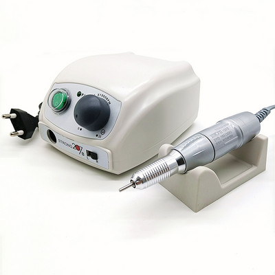 Strong 210 35000 RPM 120 Micromotor Handpiece Strong 207B Control Box Electric Nail Drill Polish Machine Σετ τρυπάνια νυχιών μανικιούρ