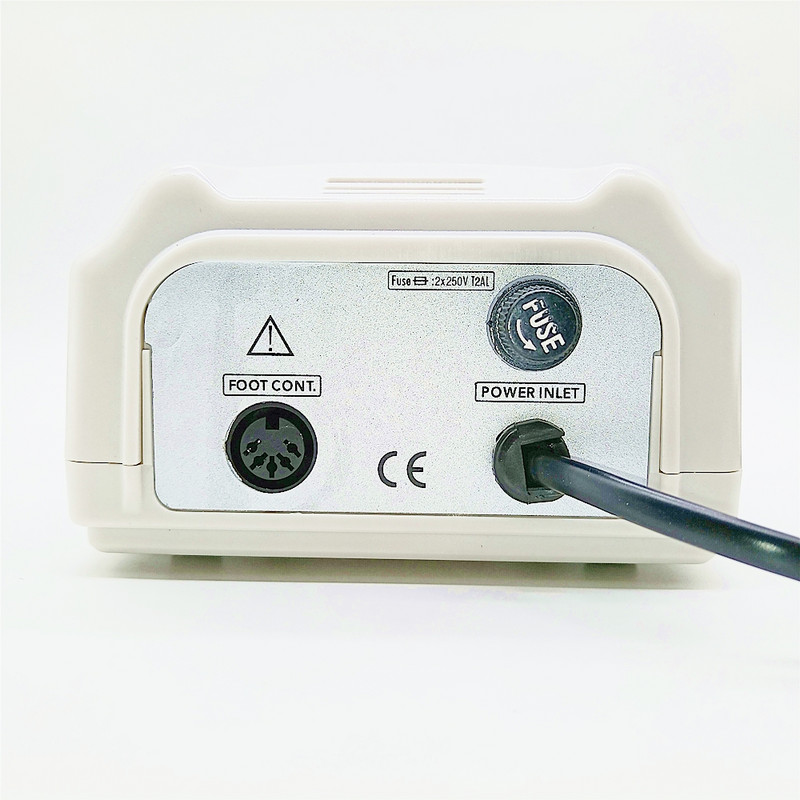 Erős 210 35000 RPM 120 Mikromotoros kézidarab Erős 207B Vezérlődoboz Elektromos körömfúró Lakk gép manikűr körömfúró készlet