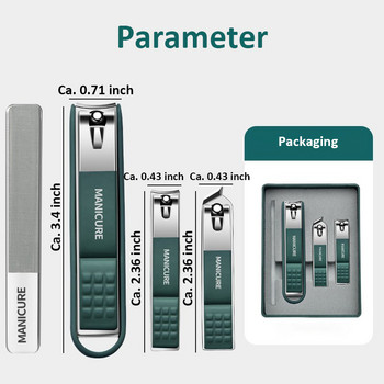 Σετ νυχοκόπτη Γερμανίας ένα πλήρες σετ από νέους υψηλής ποιότητας άντρες και γυναίκες σε ειδικά καρφιά κουρευτικά νυχιών κούτες εργαλείων πεντικιούρ
