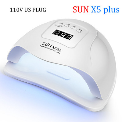 SUNX5 Plus 72W/54W UV lámpa LED körömlámpa körömszárító napfény manikűr zselés körmökhöz Lámpaszárítás gél lakkhoz