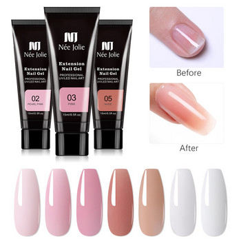 Σετ τζελ νυχιών Poly for Quick Extension Μανικιούρ νυχιών Polygels with UV Lamp Finger Extend Acrylic Solution Gel Polish Nail Art Kit