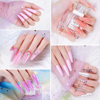 Σετ τζελ νυχιών Poly for Quick Extension Μανικιούρ νυχιών Polygels with UV Lamp Finger Extend Acrylic Solution Gel Polish Nail Art Kit