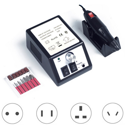 HOT 30000 RPM Nail Drill Machine Set 40W Stroj za Manikuru Aparat za Manikuru Pedikura Kit Pro Električna Turpija Za Nokte