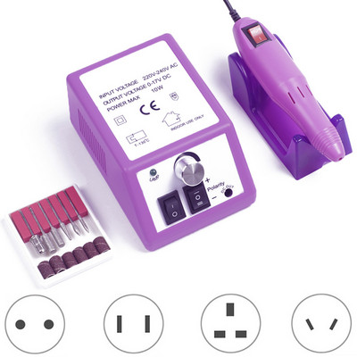 HOT 30000 RPM Nail Drill Machine Set 40W Stroj za Manikuru Aparat za Manikuru Pedikura Kit Pro Električna Turpija Za Nokte