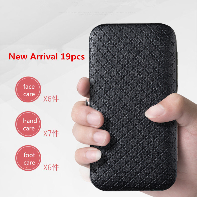 19/16/12/9/8 komada Set grickalica za nokte za manikuru Kućna žlica za uši od nehrđajućeg čelika Škare za nokte Alat za manikuru Pedikura Škare za nokte