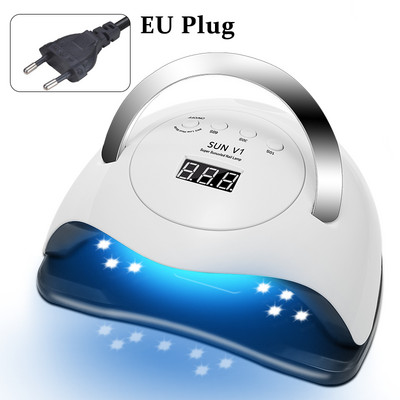SUN V1 MAX UV LED körömlámpa 64LEDs géllakk szárító lámpa hullámfényező gép nagy teljesítményű gyorsan száradó lámpa manikűr géphez