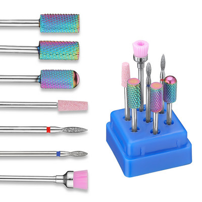 INBUTY Mașină profesională de găurit unghii 35000 RPM Set electric de lustruit unghii Burghie pentru unghii Manichiură Pedichiură Instrumente pentru unghii de salon