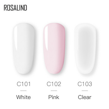 Ακρυλικό σετ σκόνης ROSALIND Dipping Carve Crystal Powder Poly Nail Gel For Extension Builder Tools Σετ Μανικιούρ Ακρυλικό Σετ νυχιών