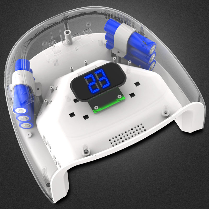 60W újratölthető körömlámpa S20 vezeték nélküli géllakk szárító LED lámpa köröm manikűr gép vezeték nélküli köröm UV LED lámpa