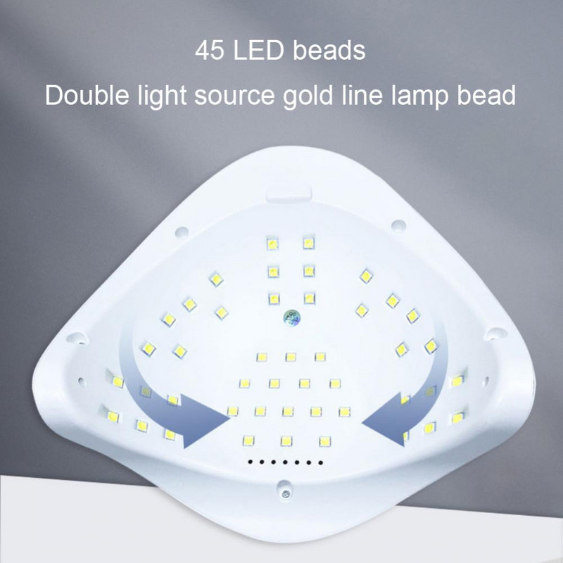 Kiváló minőségű LED-es körömszárító lámpa 150/54/48W USB kötődéshez Használjon köröm UV gél lakkszárító LED mozgásérzékelős körömlámpa eszközzel