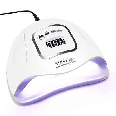 Körömszárító LED körömlámpa UV lámpa az összes gél körömlakk kikeményítéséhez Motion Sensing manikűr pedikűr szalon eszközzel
