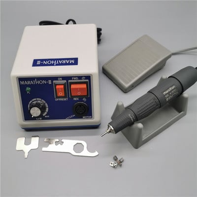 35K New Arrival STRONG 210 MARATHON N3 H37L1 kézidarab 65W 35000rpm körömfúrók manikűr gépi pedikűr elektromos reszelő bitek készlet