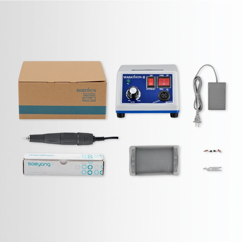 35K New Arrival STRONG 210 MARATHON N3 H37L1 kézidarab 65W 35000rpm körömfúrók manikűr gépi pedikűr elektromos reszelő bitek készlet