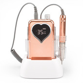 Auksinis šepetinis akumuliatorinis elektrinis nagų gręžimo staklės 35000 aps./min.