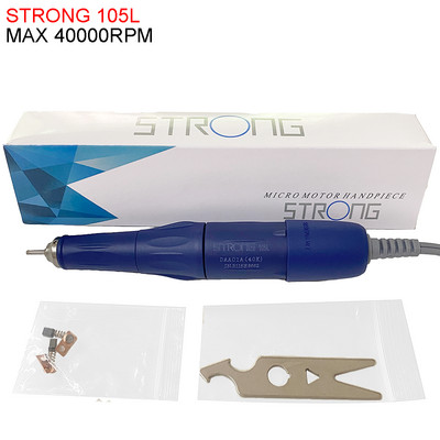Piesă de mână pentru mașină de manichiură 105L 102L H37L1 H200 35K și 40K BT Marathon Micromotor Piesă de mână pentru lustruire