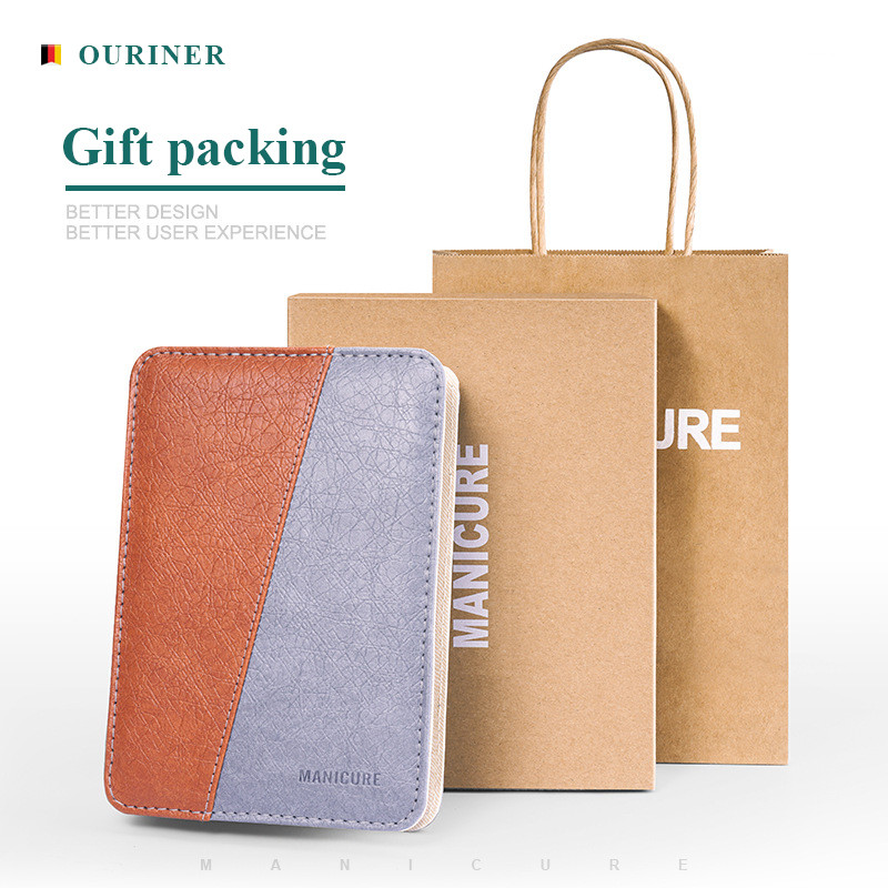 Visokokvalitetni komplet za manikuru 16 u 1 komplet s punim funkcijama Profesionalni setovi za pedikuru od nehrđajućeg čelika s prijenosnom torbicom Ideja za dar